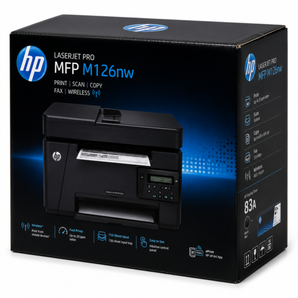 دستگاه پرینتر HP LaserJet Pro MFP M126nw - تصویر 3